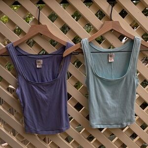 UO Ribbed Tank Tops (2)